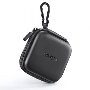 UGREEN Étui Écouteurs Housse de Protection Sacoche de Rangement Écouteur Coque Rigide Antichoc Étanche pour AirPods Écouteur Bluetooth Câbles Clé USB Oreillettes Carte Mémoire Chargeur MP3 MP4 (UGREEN GROUP LIMITED UK, neuf)