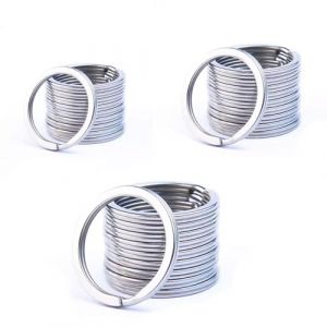 30 Pcs Anneaux Porte Cl&eacute;(20/25/30 mm),anneau pour porte cl&eacute;,connecteurs &agrave; anneaux,cl&eacute;s &agrave; bords ronds plats,pour l'organisation de cl&eacute;s de voiture,de maison,de loisirs cr&eacute;atifs (Dear Nine, neuf)