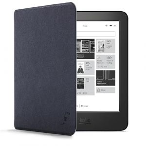 Forefront Cases Étui pour Kobo Aura H2O Edition 1 (Modèle: 2014) - Mince et Léger, Fonction Automatique Veille/Réveil Intelligente Étui, Coque de Protection pour Kobo Aura H2O Edition 1 - Bleu Foncé (Forefront Cases, neuf)