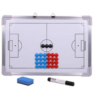 Tableau tactique de football | Tableau blanc professionnel | Tableau magnétique de football | Tableau tactique de football | Tableau tactique de football portable pour l'extérieur (herin, neuf)