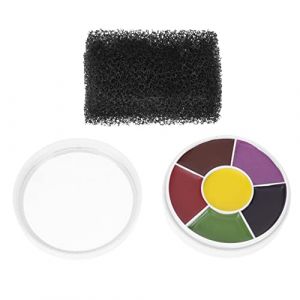 DIYEAH 1 Jeu peinture d'halloween Maquillage d'Halloween pigment de peinture pour le visage pinceaux makeup halloween make up halloween eponges accessoire de mascarade peinture de beauté (Second Speed SS, neuf)