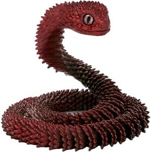 Joycabin Jouet Serpent imprim&eacute; en 3D, &oelig;ufs de Dragon, &oelig;ufs de Serpent, &oelig;ufs de Serpent de P&acirc;ques, Animaux imprim&eacute;s en 3D, Jouets pour Enfants, Cadeaux de Bureau (60cm Noir Rouge) (XINYI-EU, neuf)