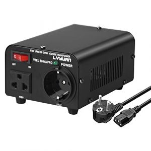 Cantonape Transformateur de tension 500VA, 230V vers 110V / 110V vers 230V Convertisseur de tension 500W (Canton Ape EU, neuf)