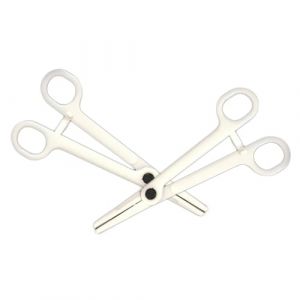 Healvian 25pièces Pince Piercing Jetable Plastique Forceps Diagonaux Pour Perforation Professionnelle Outils De Perçage De Corps (Le Sengyu, neuf)