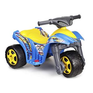 FEBER Planet - Moto Électrique à 3 Roues pour Enfants de 1 à 3 Ans, 6v, Multicolore, 800012228 (Indalchess, neuf)
