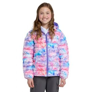 Mountain Warehouse Seasons Manteau Imperm&eacute;able pour Fille Et Gar&ccedil;on - Doudoune Rembourr&eacute;e Et L&eacute;g&egrave;re &Agrave; Capuche pour Enfant, Veste d'hiver Matelass&eacute;e pour Gar&ccedil;on Et Fille Rose Vif 13 Ans (Mountain Warehouse, neuf)