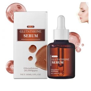 Sérum au glutathion avec 20 000 ppm de glutathion, améliore l'éclat, formulé avec de la niacinamide, sérum hydratant pour le visage, réduit les ridules, pour taches brunes la pigmentation (1PCS) (SKZKK, neuf)