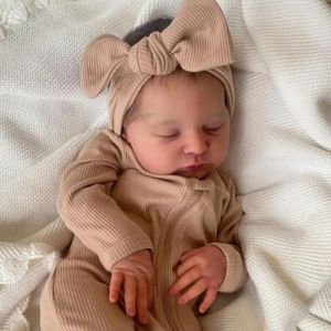 Hengluck Reborn Poupée réaliste de 50 cm Poupée réaliste Corps en Coton Doux - Ressemble à Un Vrai bébé (AIMILII, neuf)