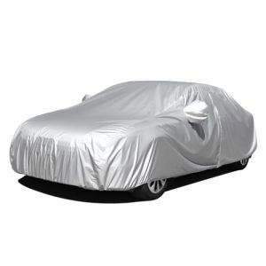 JNNJ Housse De Voiture Complète Universelle, Housse De Voiture Complète Pluie Poussière Soleil Protection UV, Housse De Voiture Imperméable Et Respirante, pour L'extérieur Et L'intérieur(3S) (KJHmaoyi, neuf)