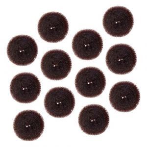 FOMIYES 12 Pièces Hair Bun Form Donut Shaper Elastic Hair Doughnuts For Women And Portable Secure Hold And Thicknesses (Yaoys, neuf)