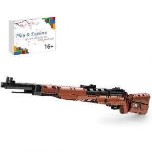Technik Mauser - Kit de construction 98 K - 1025 - Armes fonction de tir - Cadeau militaire - Jouet adulte - Compatible Lego (CiJin, neuf)