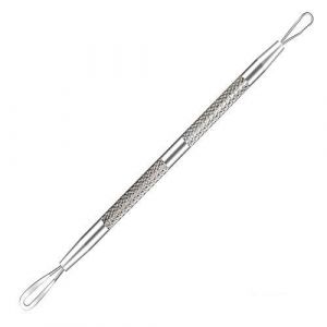 Ynr Professionnel Points Noirs Points Blancs Comédon Retire Extracteur Soin Du Visage Outil Plat et Rond Filaire Extrémités Chirurgical Acier Inoxydable (YNR Instruments Ltd, neuf)