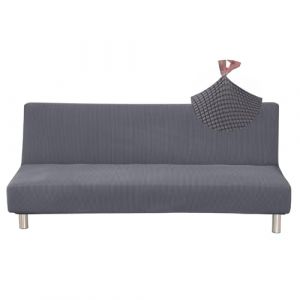 Jaotto Housse de Canape Clic Clac Extensible 3 Places, Housse de Canapé sans Bras Élastique, Couverture de Canapé Jacquard, Couverture de Canapé-Lit Universel,Protection de Canapé,Gris (Jaotto, neuf)