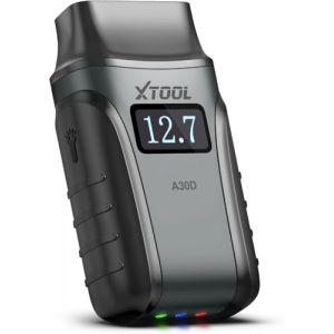 XTOOL A30D OBD2 Valise Diagnostic Auto BT, Lecteur OBD2 Diagnostic Voiture Français, 19+ Réinitialisations, Test Actif, Outil de Diagnostic Automobile Tous Systèmes, FCA/CANFD, Mises à Jour à Vie (XTOOL Online FR, neuf)