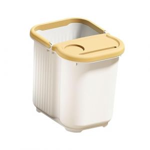 DEVNWIGMO Bassin de Bain de Pieds pour Massage Baignoire Spa de Pieds Seau de P&eacute;dicure Accessoire de Bain En PP avec Fonction Relaxation Adapt&eacute; Au Soin, Blanc Jaune, L (AuroraLin, neuf)