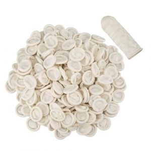 NIYATA 300Pcs Doigtier Silicone pour Doigt,Doigtiers en Latex,6.5CM Prot&egrave;ge Doigt M&eacute;dical Antid&eacute;rapant,Protection Doigt Main,R&eacute;sistant &agrave; l'eau et &agrave; l'huile (ChongQingYiXiShangKeJi, neuf)