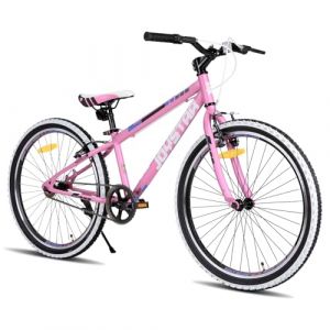 JOYSTAR Lubbock V&eacute;lo enfant 24 pouces pour gar&ccedil;ons et filles &acirc;g&eacute;s de 9 &agrave; 13 ans VTT Hardtail pour enfants avec 1 vitesse, rose (Sugoo-EU, neuf)