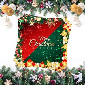 Serviette Papier,20 Pièces Serviettes de Noël Jetables,Serviette de Noël,Serviette de Table Noël,Set de Table Rouge Noel,Décoration de la Table de Noël,pour Fournitures de Fête de dîner de Noël (UPPCY, neuf)