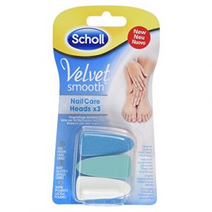 Scholl Velvet Smooth Limes de rechange électroniques pour manucure avec 3 embouts (vero - providing your daily products online (FR), neuf)