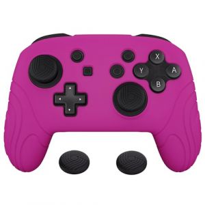 PlayVital Coque pour Switch Pro Protection Manette pour Nintendo Switch Pro,Étui Housse avec Capuchon Joystick,Antidérapante-Jaune Antique,Édition Samouraï (Game Skindecal Store, neuf)