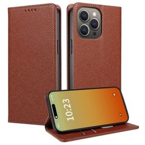 FERLAN Coque pour Honor X6C/X5B 4G/X5B Plus,Etui Fente pour Cartes [RFID Blocage] Housse Cuir V&eacute;ritable Support Portefeuille Protection Coque avec Honor X6C/X5B 4G/X5B Plus - Brun (BiBoDan, neuf)