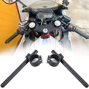 Fullibars kit Demi Guidon bracelet Ø 45mm per fourche Ø 45mm cafe racer racing Demi guidon Inclinaison 7°de tube Ø 22.2mm en aluminium (Guangzhou Mando Trade Co.,Ltd., neuf)