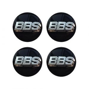 STREHN Voiture Cache-moyeux Enjoliveurs pour BBS 56MM Pneus Et Jantes Badge Autocollants Accessoires Hub Centre Caps Cover Sticker,C-Blackstyle (田野便利店, neuf)