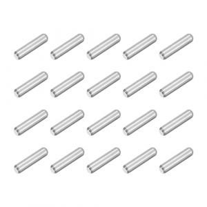 QUARKZMAN 120Pcs M1.5 x 6mm 304 Acier Inoxydable Goujon, Cylindrique Étagère Support Cheville Goujon Parallèle Fixation Pour Fabrication Mécanique, Industrie, Argent (QUARKZMAN, neuf)