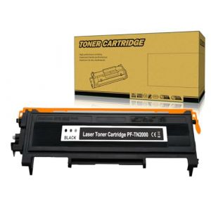 Okra 26,00 Pages Toner TN2000 Compatible avec Brother TN 2000 Noir pour Brother DCP 7010 DCP 7010L DCP 7020 DCP 7025 FAX 2820 FAX 2920 HL 2030 HL 2040 HL 2070N HL 2500 MFC 2500 g. MFC 7225N MFC 7820N (Beluga Industrial, neuf)