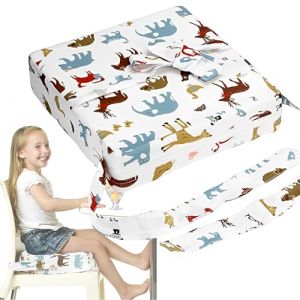CXAFQ Coussin Rehausseur Pour Si&egrave;ge B&eacute;b&eacute;, Taille 32 * 32 * 8cm, Rehausseur Chaise Enfant, R&eacute;hausseurs, Coussin Rehausseur,Peut &Ecirc;tre Utilis&eacute; Pour Manger,Peindre Et Jouer,Voyager Et Autres Lieux Publics (CXAFQ, neuf)