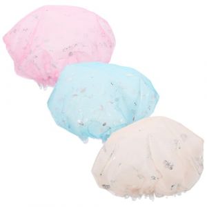 HAPINARY Bonnet De Spa En Maille À Imprimé Floral Et Bonnet De Bain Respirant Pour Femmes Et Filles Design Antitache (Gan Gardner, neuf)