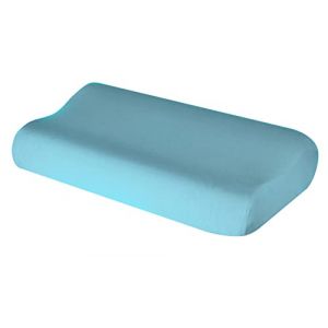 Theonoi Housse de coussin pour la nuque, coussin de sant&eacute;, en coton, pour les tailles de 35 x 60 &agrave; 45 x 75 cm, bleu marine 101 (Theonoi, neuf)