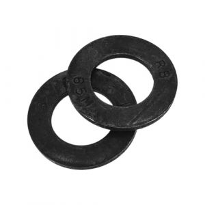 QUARKZMAN Rondelles Plates en Acier au Carbone M33, 10 Pi&egrave;ces 34mm ID x 59mm OD x 5mm &Eacute;paisseur, Bagues de Montage pour Vis, Boulons, Accessoires, Charni&egrave;res de Porte, Construction (QUARKZMAN, neuf)