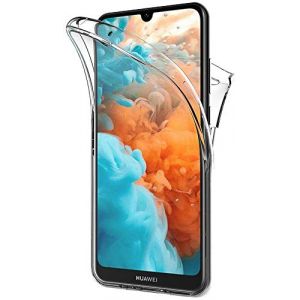 PHONILLICO Coque Huawei Y5 2019 - Housse Etui Gel TPU Silicone Int&eacute;grale Transparent Protection Full Silicone Souple Ultra Mince Tactile Deux Parties Avant Arri&egrave;re Emboitable (Phonillico, neuf)