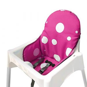 ZARPMA Cuscino Seggiolone coprisedili per Ikea Antilop,Lavabile per Bambini Pieghevole Ikea Childs Sedia coprisedili Ricoperto-Non Include Di Seggiolone E Cintura Di Sicurezza (Porpora) (Ripe, neuf)