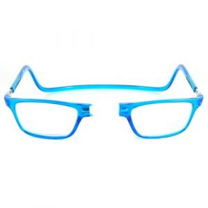 NEW VISION Lunettes, Lunettes Loupe, Lunettes De Lecture Magn&eacute;tique, Longueur R&eacute;Glable Lunette De Lecture Homme Femme, NV2904(Bleu, 1.5, diopters) (New Vision Milano, neuf)