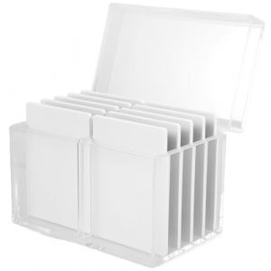 CLISPEED Bo&icirc;te de Rangement pour Faux Cils 10 Couches en Acrylique Transparent Organisateur Compact pour Extensions de Cils &Eacute;tui de Voyage Pratique pour Usage Domestique et Professionnel (Yeahzl, neuf)