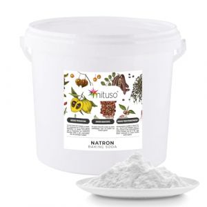 Seau de 5 kg de bicarbonate de soude E500ii - Qualit&eacute; alimentaire - Grand paquet de bicarbonate de sodium - Nettoyant m&eacute;nager pour nettoyer la p&acirc;tisserie - Respectueux de l'environnement mituso (mituso, neuf)