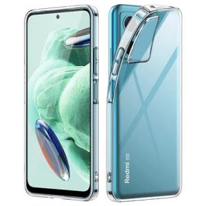 Oprimio Coque de protection transparente pour Xiaomi Redmi Note 12 Pro 4G [Coque en silicone] [%100 transparent] [Mat&eacute;riau allemand] [Ultra fin] Coque de protection transparente pour Xiaomi Redmi Note (Oprimo, neuf)
