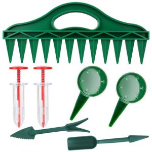 YYTECH 7 Pcs Distributeur de Graines Manuel Mini Semoir à Semences a, Outil de Jardin Précision pour Légumes, Fleurs et Petites Graines Plantation Facile en Potager, Jardinière ou Ferme (fuzhouyaoyuandianzishangwuyouxiangongsi, neuf)