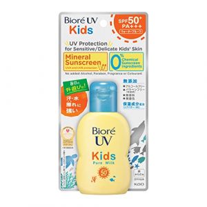 Biore Sarasara Kid’s UV Pure Milk Sunscreen 70ml SPF50+ PA+++ (Livraison Prioritaire japon Remise sur plusieurs a, neuf)