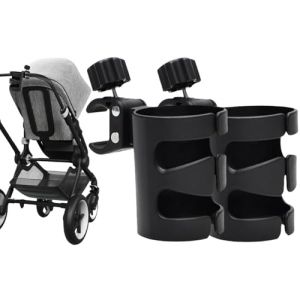Porte Gobelet Poussette,2 piècesBuggy Cup Holder,Porte-gobelet Universel pour Poussette,Support de Rangement Poussette,Porte Bouteille de Vélo,Porte-Gobelet Supports de Tasse de Poussette Universelle (chusai, neuf)
