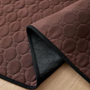 FANSU Tapis Absorbant Chien,Tapis &Eacute;ducateur pour Chien R&eacute;utilisable, Antid&eacute;rapants Al&egrave;se Tapis Chien Pipi, pour Animaux pour Chien/Chat/Lapin/Cochon d'Inde (70x50cm,Marron Fonc&eacute;) (JINBO, neuf)