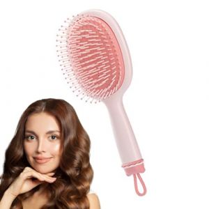 Brosse à cheveux antistatique, coussin d'air masseur peigne à cheveux – Peigne à cheveux massant à coussin d'air pour cheveux bouclés, raides, épais et clairsemés (ceutmelye, neuf)