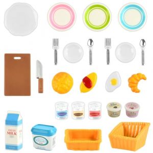 Accessoires Maison de Poupee, Objets Cuisine Miniature, Mini Food Objet Miniature 1/12 Mini Nourriture pour Décoration de Maison de Poupée, Mini Cuisine, Micro Paysage DIY (hengyunup, neuf)