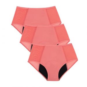 ACMEDE Culottes Menstruelles Slip Flux Tr&eacute;s abondant Grande Taille XS-6XL, Culotte menstruelle 50ML Sexy Mesh Protection Hygi&eacute;nique Confortable Ultra Absorbante Culotte Incontinence, 40-160KG (Acme Co,., neuf)