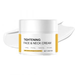 Cr&egrave;me raffermissante pour le cou aux peptides et au r&eacute;tinol - Cr&egrave;me raffermissante pour le visage et le cou - Lifte la peau rel&acirc;ch&eacute;e, lisse les rides et ridules, hydratant anti-&acirc;ge (1pcs) (henanluoyi, neuf)