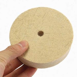 1 PC 6 Pouce 150mm Feutre De Laine Polissage Polissage Ronde Roue Feutre De Laine Polisseuse Disque Pad Tampon Pour Le Bois M&eacute;tal De Polissage (TIANCUIH, neuf)