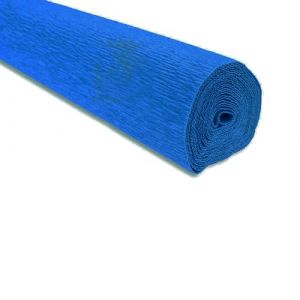 FloristryWarehouse Rouleau de papier cr&eacute;pon 180g (50 x 250 cm) Bleu Royale (teinte 557) (FloristryWarehouse, neuf)