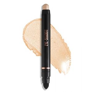 Erinde #04 Crayon pour fard à paupières doré, bâton d'ombre à paupières crème pailletée, longue durée et imperméable, haut pigment métallique brillant pour les yeux (erinde, neuf)
